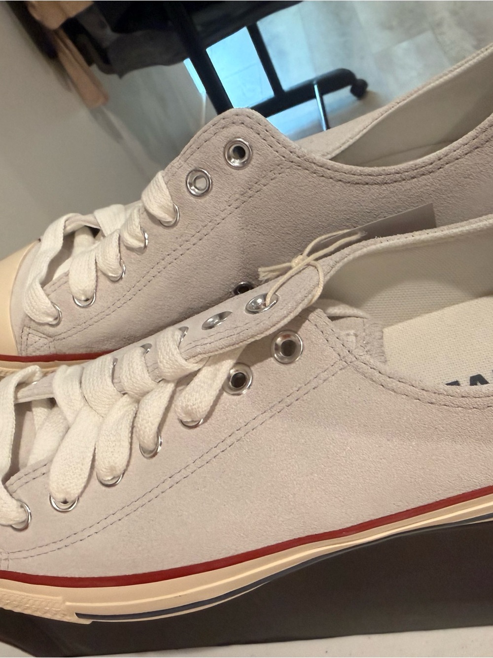 Converse Chuck Taylor All Star Gray Suede Lace-Up Sneakers US 9.5 / 43 EUR - Picture 2 of 7